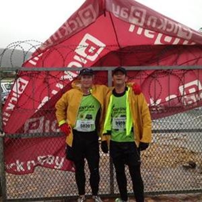 Runners brave non-marathon