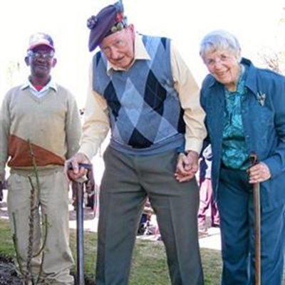 Ted keeps busy at 90