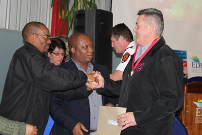 Firefighters honoured for their courage