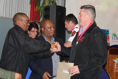 Firefighters honoured for their courage