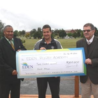Major sponsorship to Eden Rugby Academy