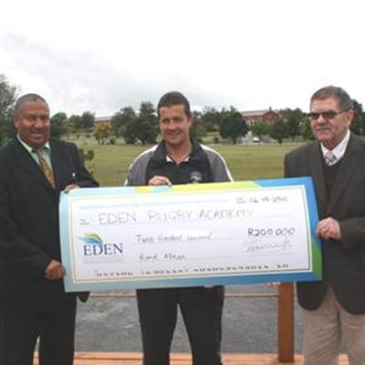 Major sponsorship to Eden Rugby Academy