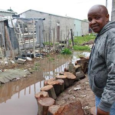 Rain damage wrecks homes