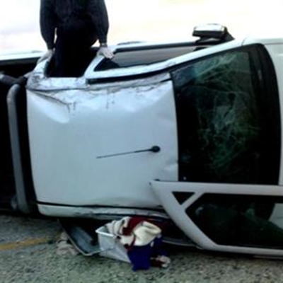 Another crash at airport crossing 