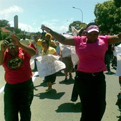 Plett march against violence