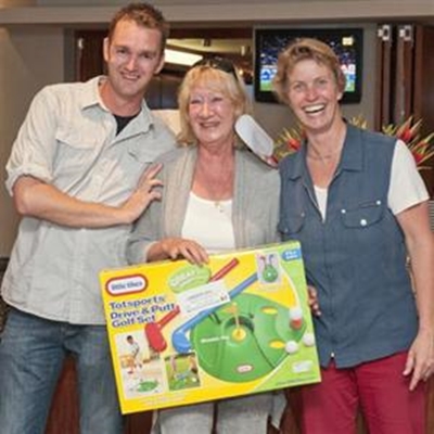 Swallows hit greens for charity