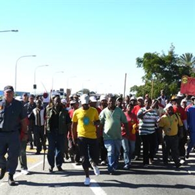 Minority goes on strike
