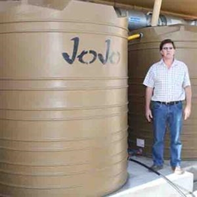 George business owner saves water with tanks