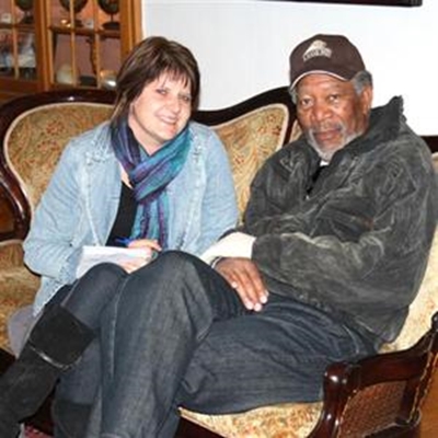 Morgan Freeman kuier op G-Reinet vir Mandela Dag