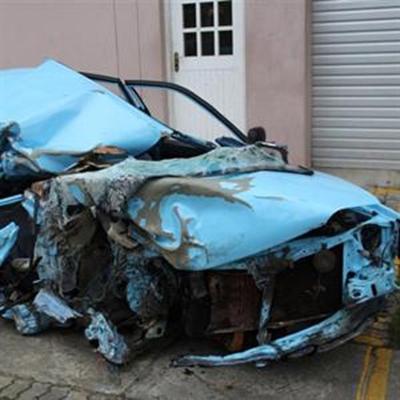 Woman survives fatal crash