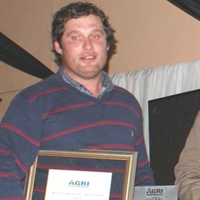 Jonker aangewys as tweede finalis in '2010 Jongboer van die Jaar'