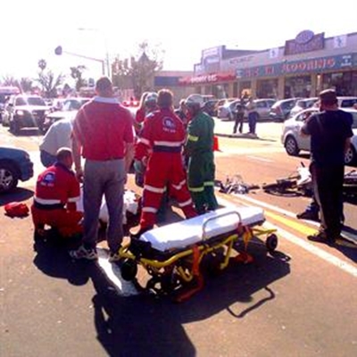 School boy injured in accident