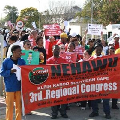 Strikers take charge in George
