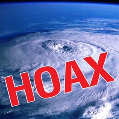 Hoax weather e-mail