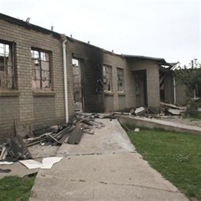 Crèche burned down during riot