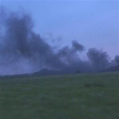 Rook en roet wanneer bande brand