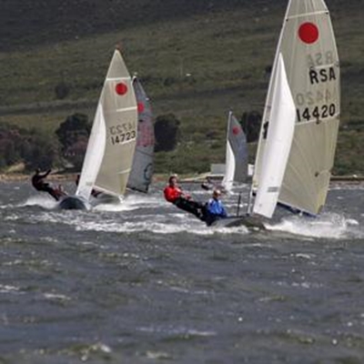Lasers compete for line honours