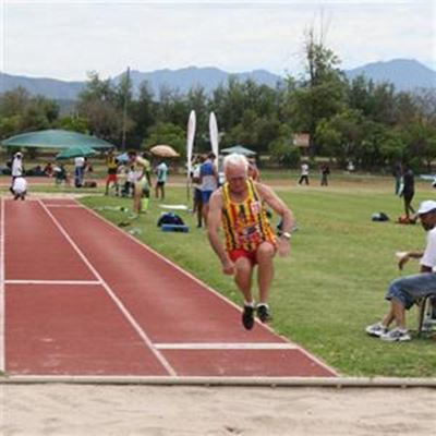 Meestersatlete stroom na Oudtshoorn