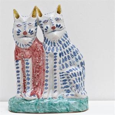 Mentor and protégé exhibit ceramic work