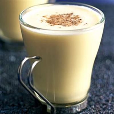 Homemade eggnog for Christmas