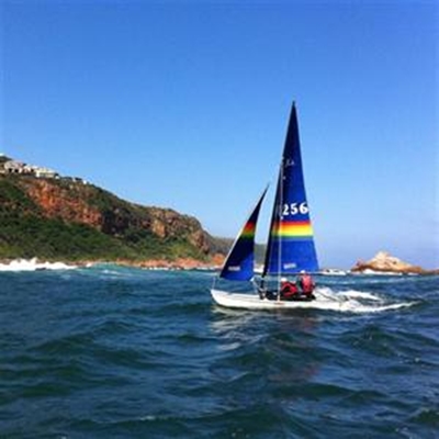 Tight yachting race