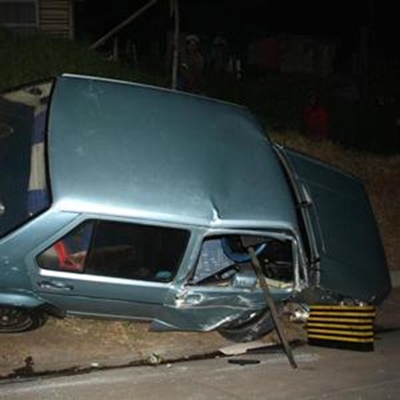Lucky escape for drunk driver