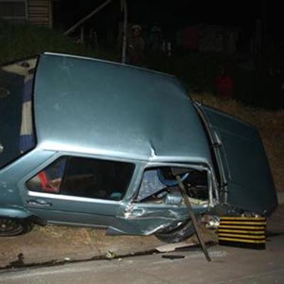 Lucky escape for drunk driver