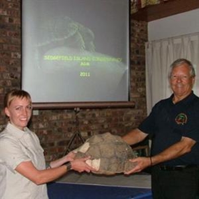 A tortoise talk in Sedgefield