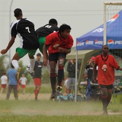 Great soccer matches before rain pours down