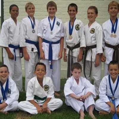 Honours for young karate students