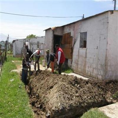Mama Remona digs foundations 