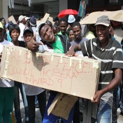 Election protests hit George