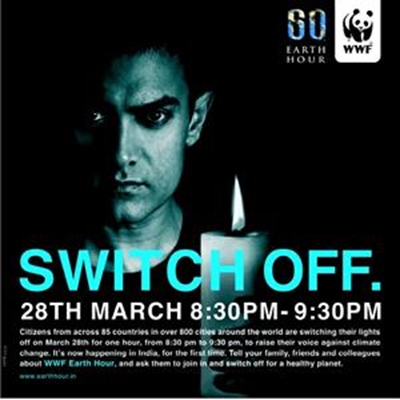 Remember Earth Hour tomorrow at 20:30 