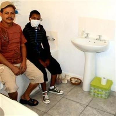 Eden Lions build bathroom for young kidney patient