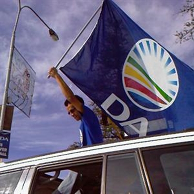 DA flying victory flag 