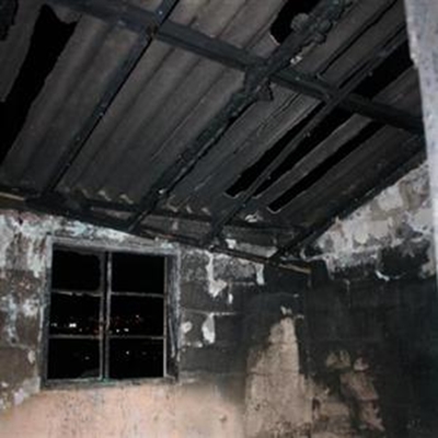 Brand verwoes huis