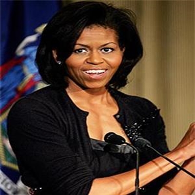 Michelle Obama meets Mandea in tribute to his legacy