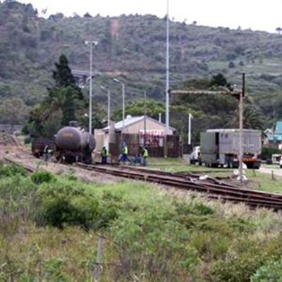Trein ontspoor by Groot Brakrivier