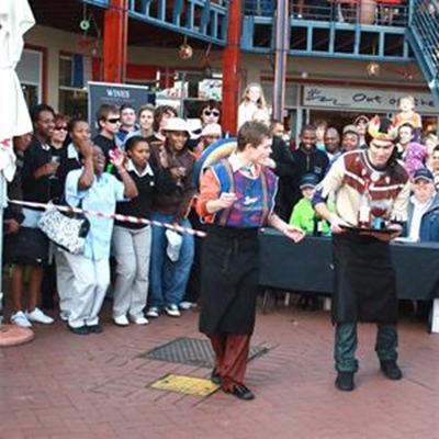 Waitrons 'serve' for charity
