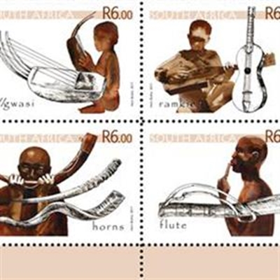 Stamps play an African tune