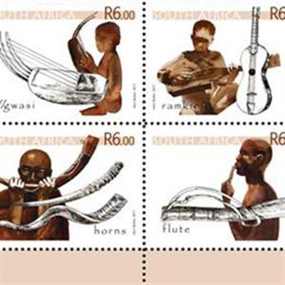 Stamps play an African tune