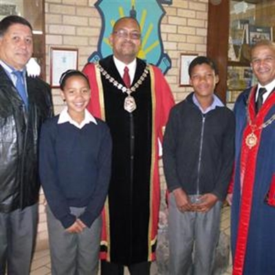 Burgemeester groet Parkdene