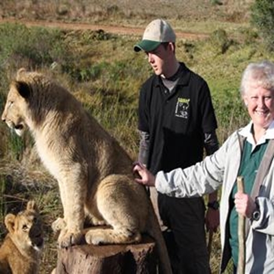Walking with lions