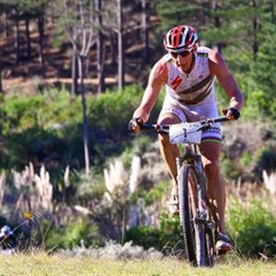 Conrad Stoltz takes tough run in brilliant time