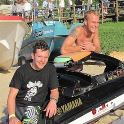 Protestors against jet-ski race
