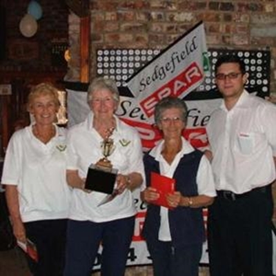 Bowling ladies open hearts