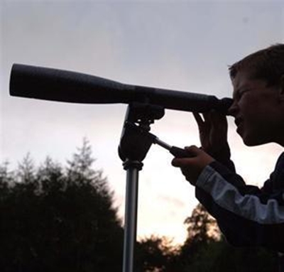 Brilliant July sky allows time travel