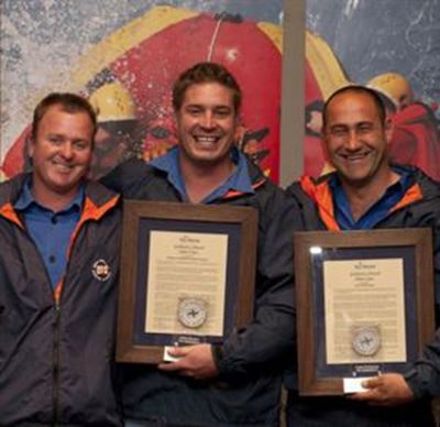 Bravery award for volunteer crewmen