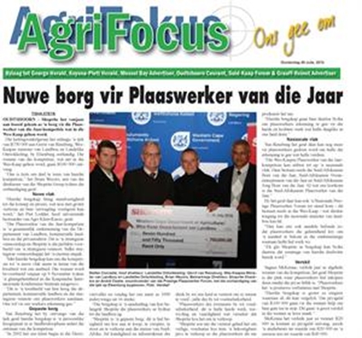 Agri Fokus Julie 2012