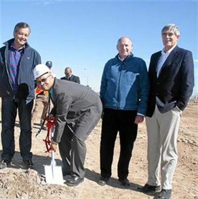 Soil turning for new lifestyle centre